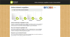 Desktop Screenshot of drukwerkvergelijken.com